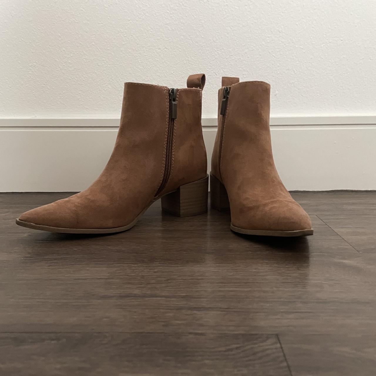Target Ankle Boots, Size Color brown