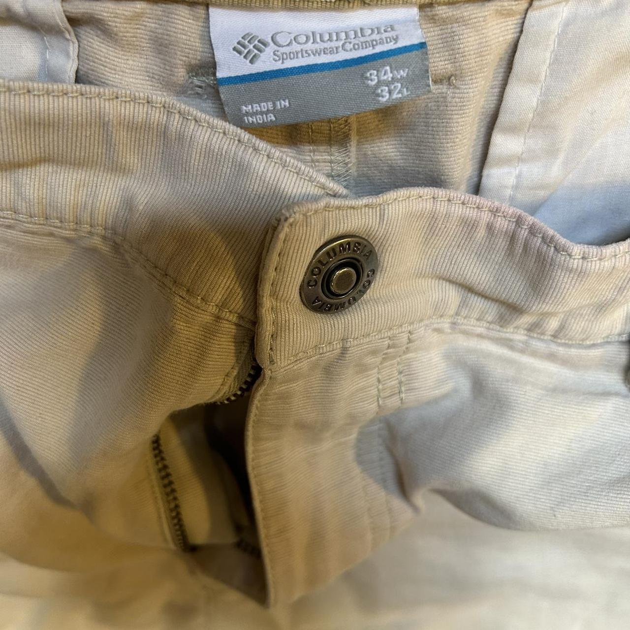 Columbia Sportswear Men's White and Cream Trousers | Depop