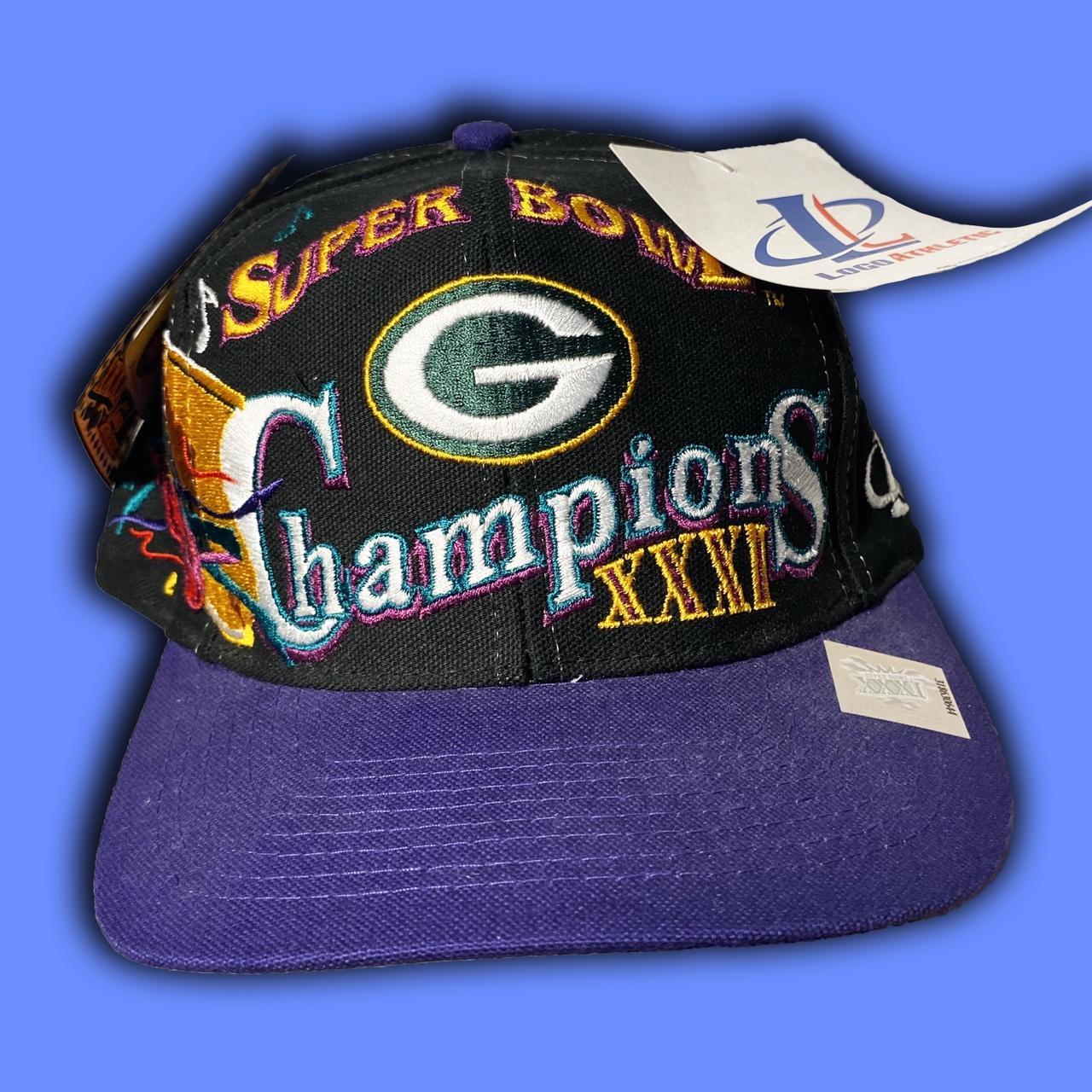 SUPER BOWL XXXI GREEN BAY PACKERS Championship Hat Cap NEW Logo Athletic