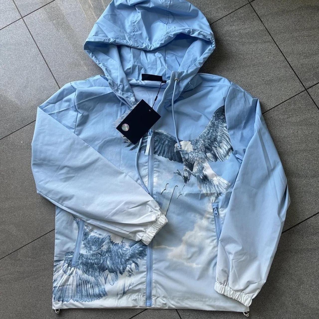 Trapstar blue eagle windbreaker size medium I can... Depop
