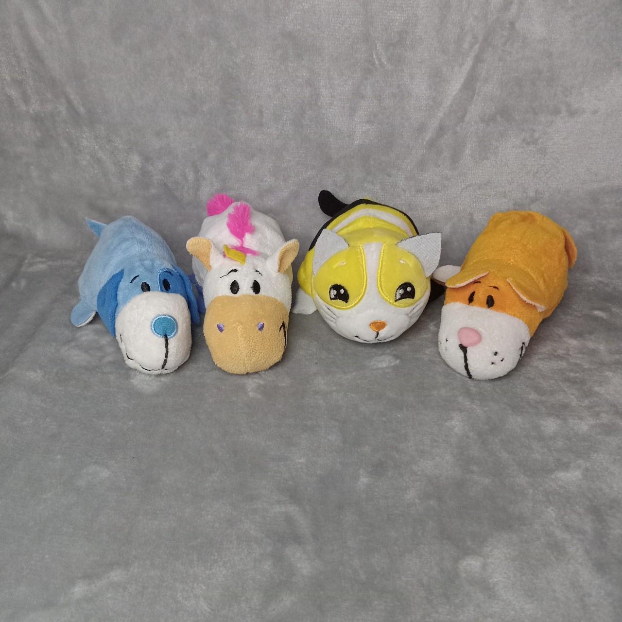 4 Inch FlipZees Cat Dog Dragon Unicorn Plush Toy... Depop