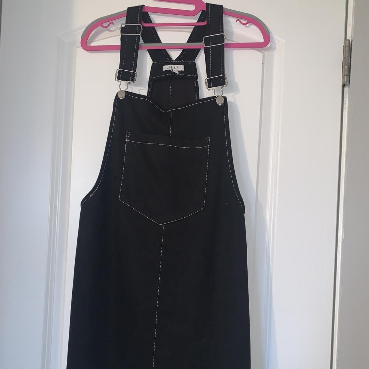 Black on sale overalls skirt