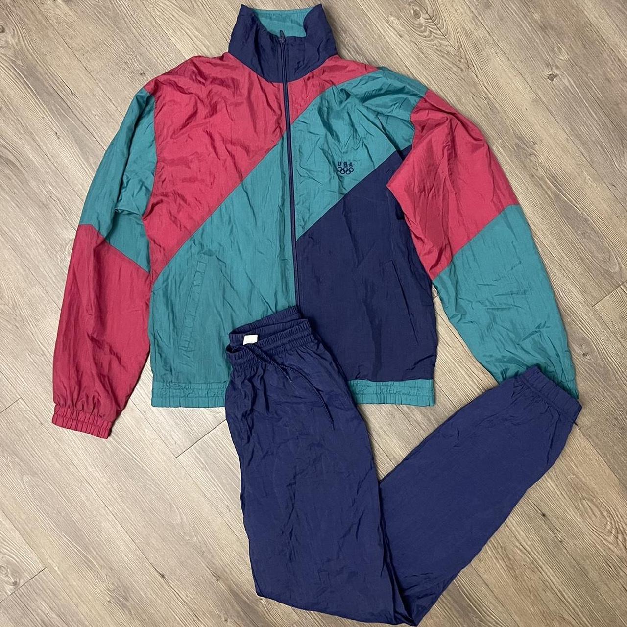 Vintage 90s Retro JC PENNEY USA Tracksuit sz... Depop