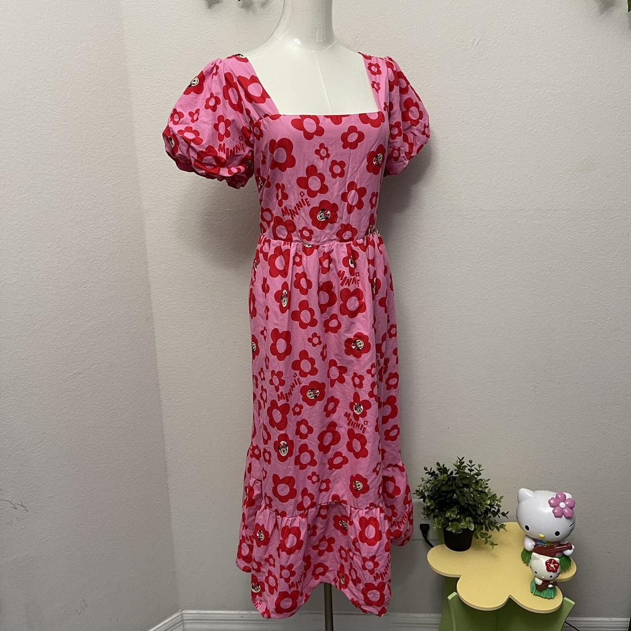 Disney Minnie Mouse Maxi Floral Dress Size. Depop