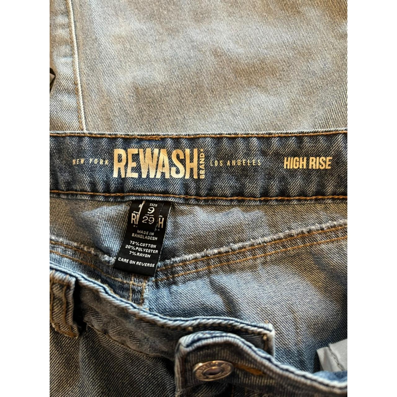 Rewash High Rise Jeans Five Pocket. Zip Fly.... - Depop