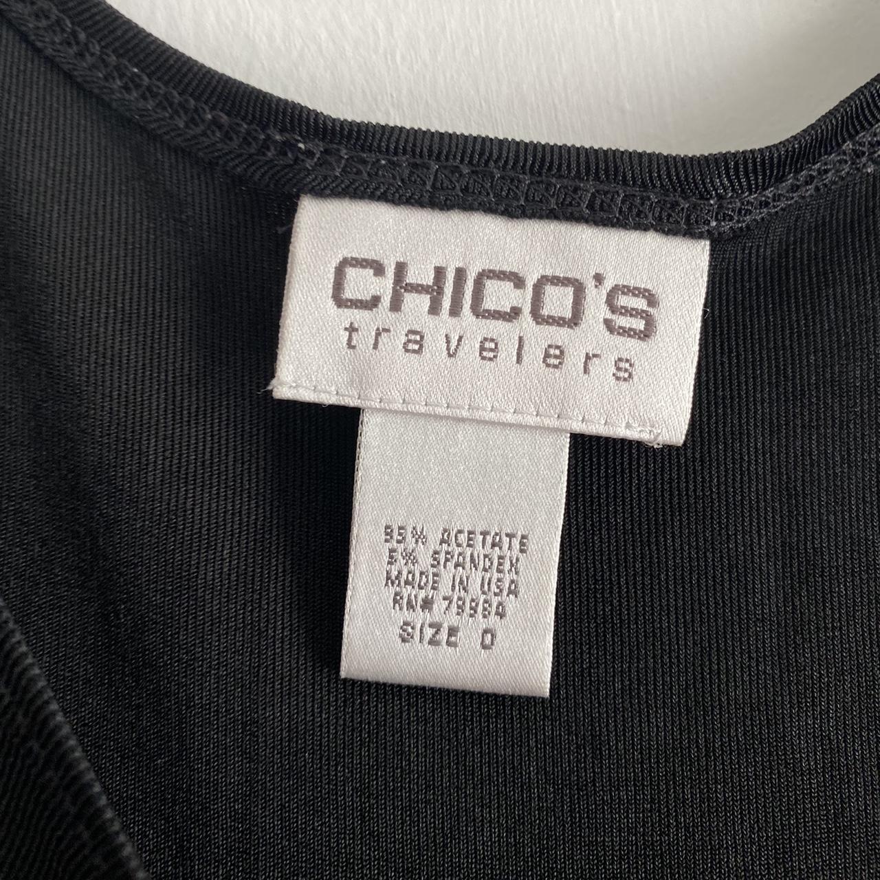 Maxi black Chico’s dress size 0 Stretchy material... - Depop