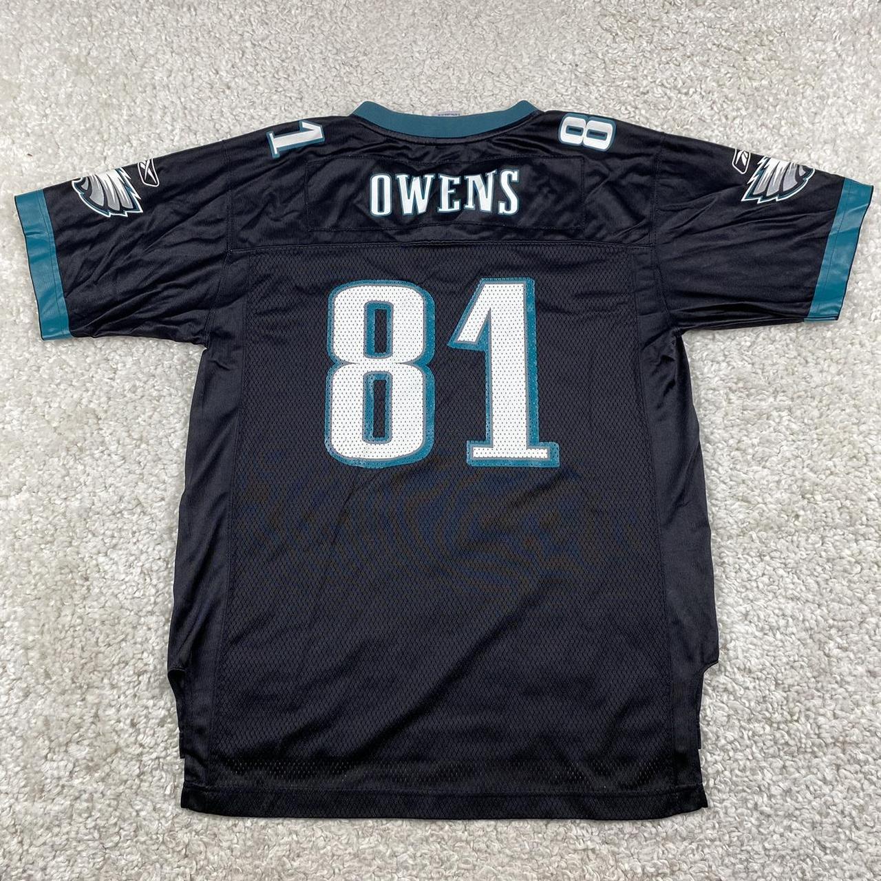 NFL,Philadelphia Eagles Terrell Owens #81,Youth,Unisex,X-Large,Green,NFL  Jersey