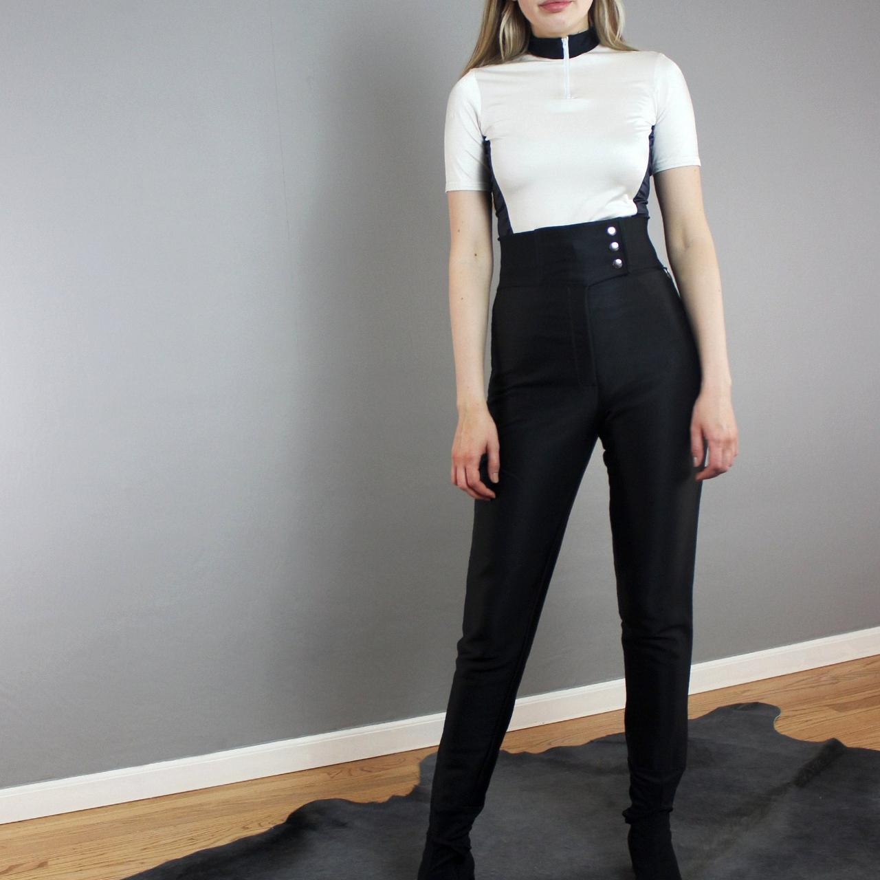 80s Gold High Waist Stirrup Pants - XS to Petite Small – Flying Apple  Vintage