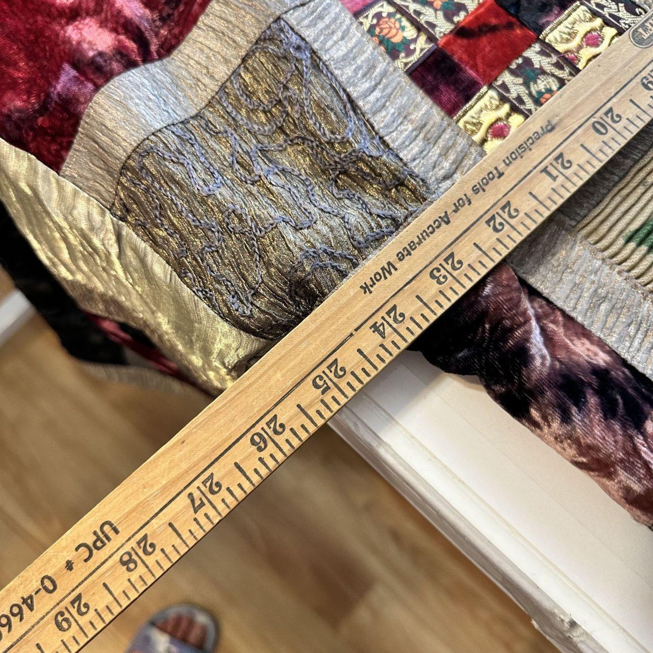 Women's Jacket - Multi - L – Womens Patchwork Kim… - image 3