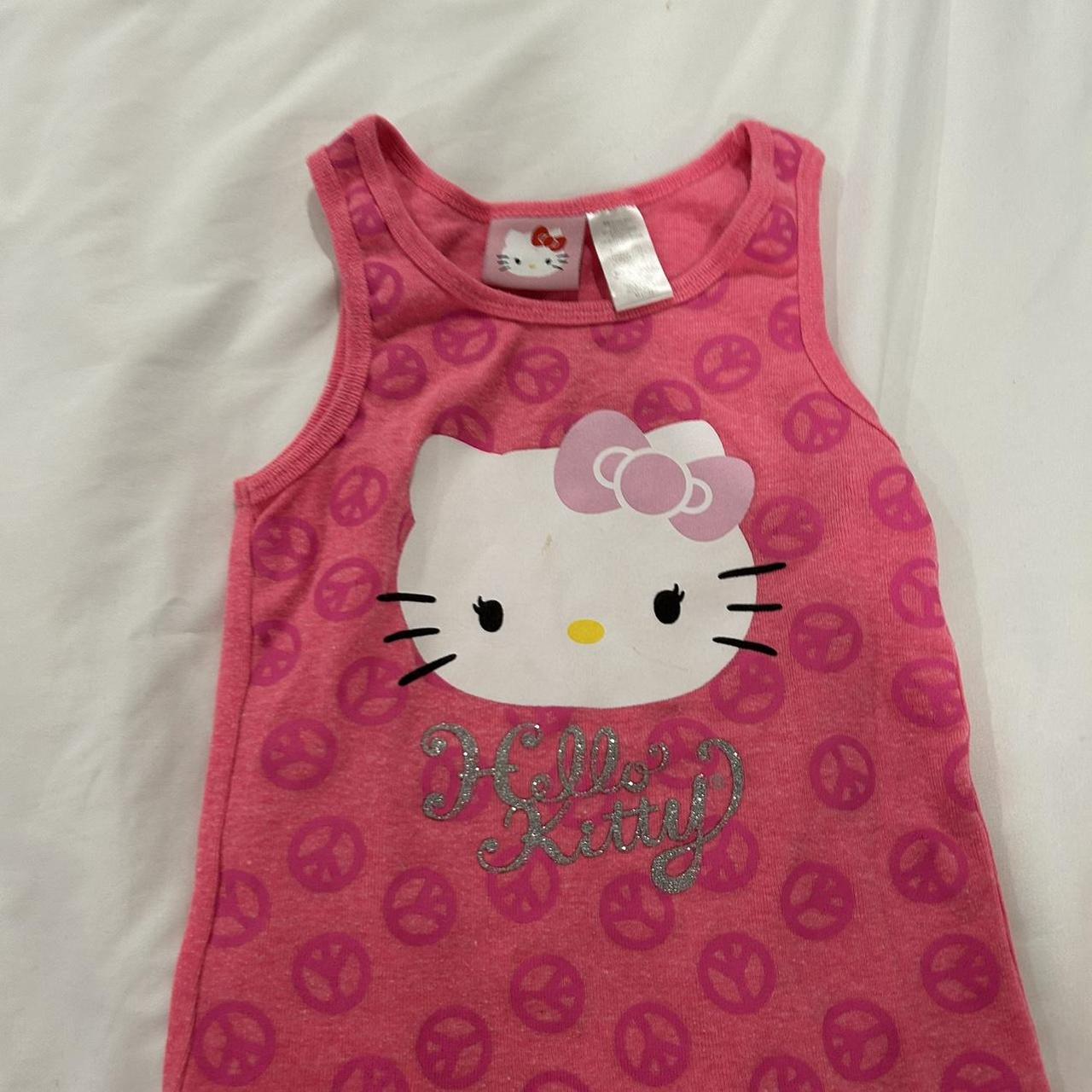 Y2K “Chanel” Hello Kitty Baby Tee - Small