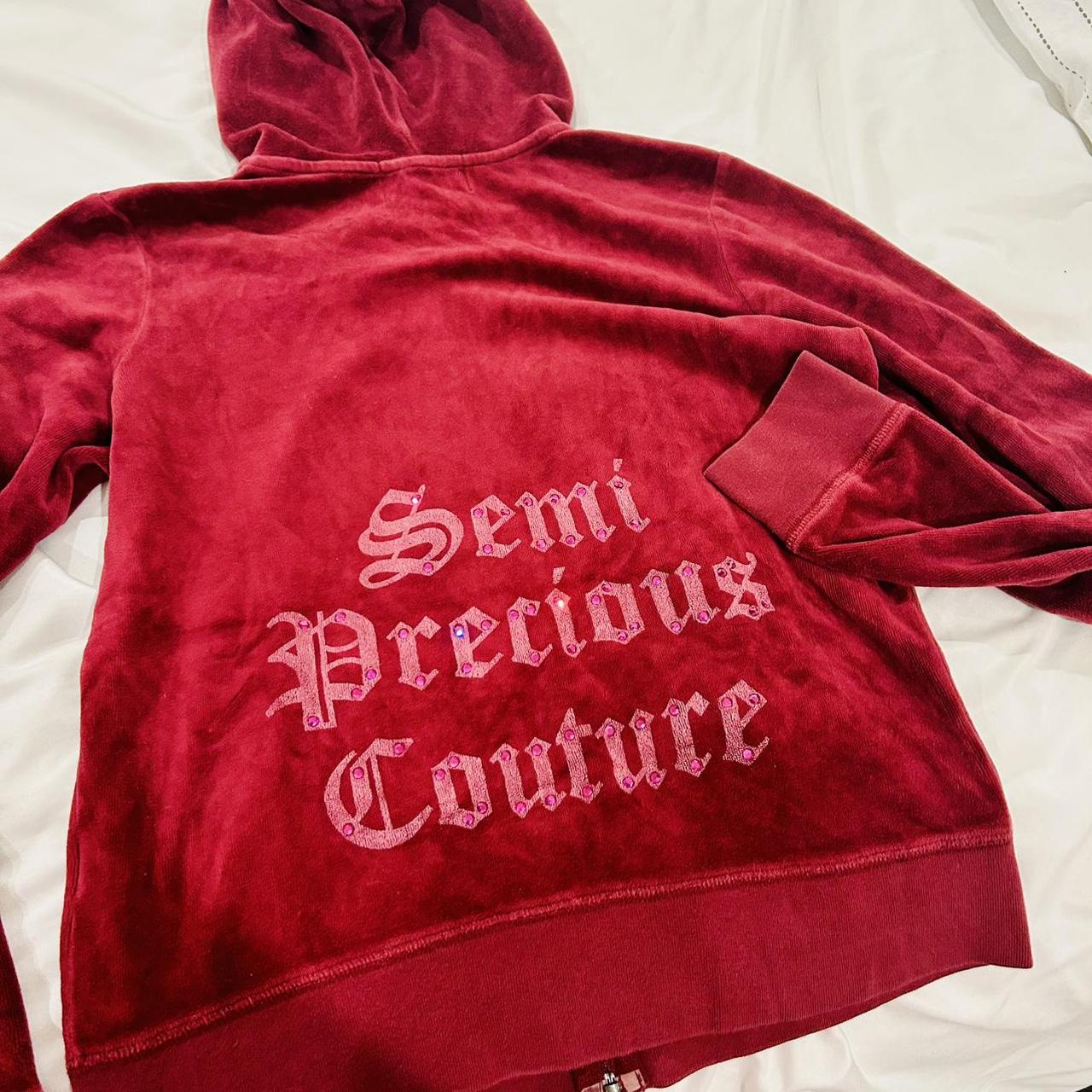 Juicy couture wine discount hoodie