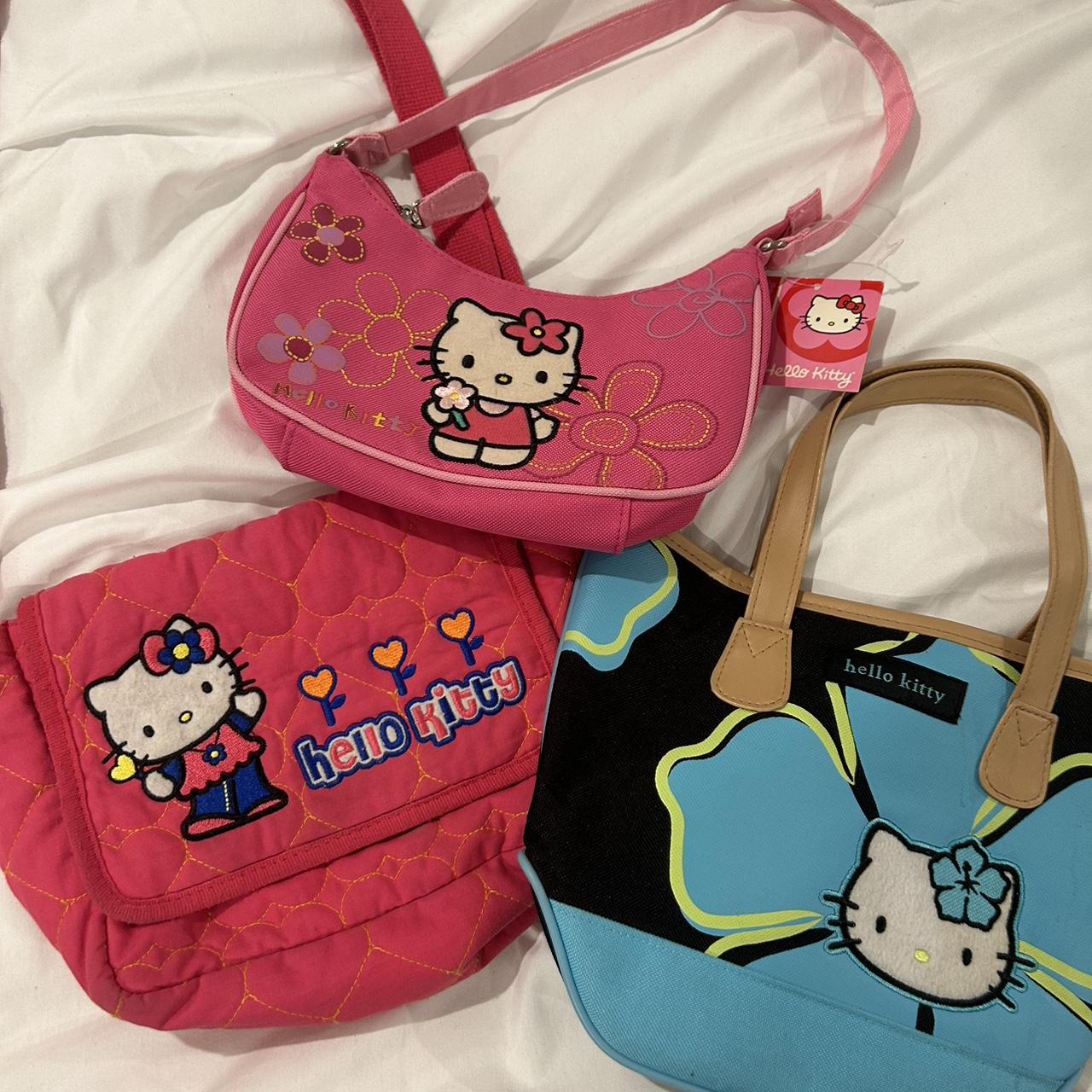 HELLO KITTY Y2K Vintage pink Crossbody Bag £25.00 - PicClick UK