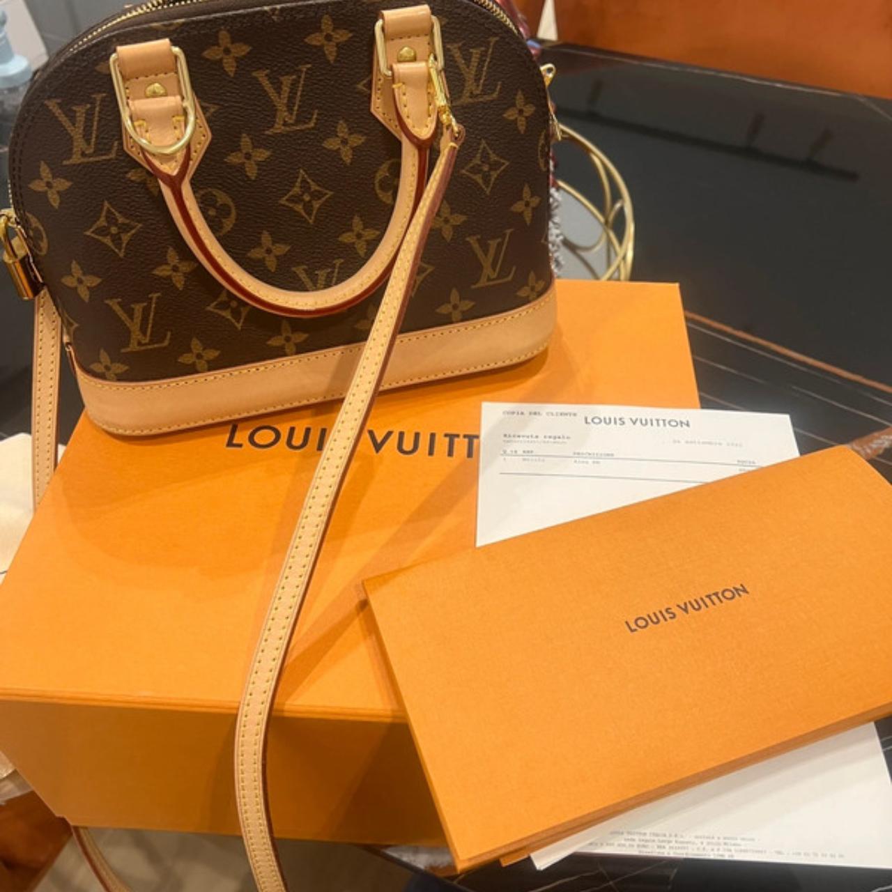 Authentic Louis Vuitton Alma BB bag in good... - Depop