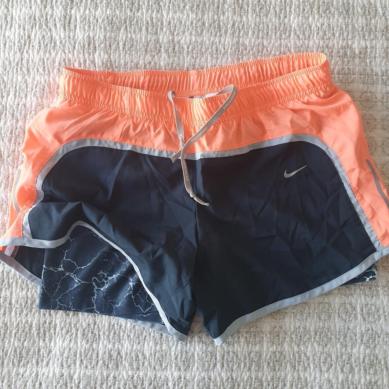 Nike shorts with built in tights. Size S Soft pink. Depop