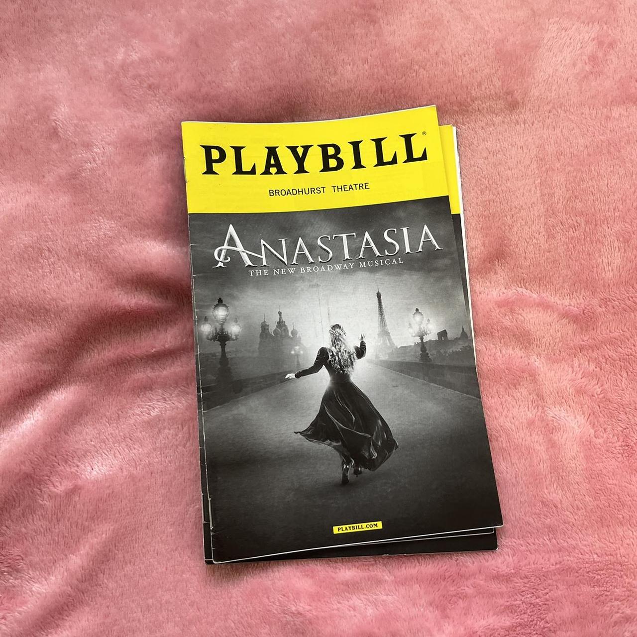 Anastasia Original Broadway Cast Playbill Depop