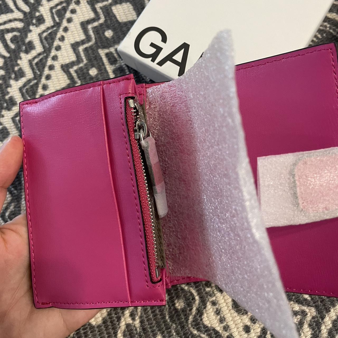 Ganni Women's Pink Wallet-purses | Depop