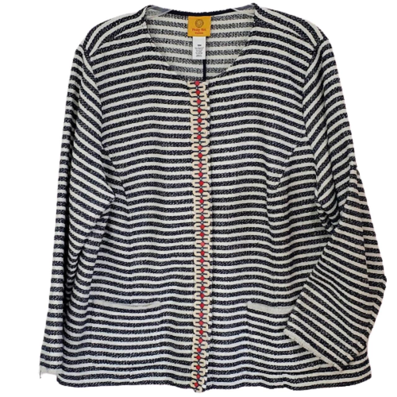 Ruby Rd. Women's Jacket - Blue/Cream - 18 – Ruby … - image 1