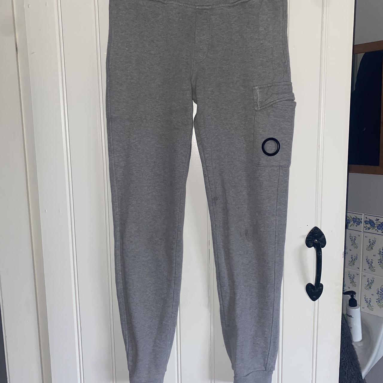 cp company tracksuit bottoms grey