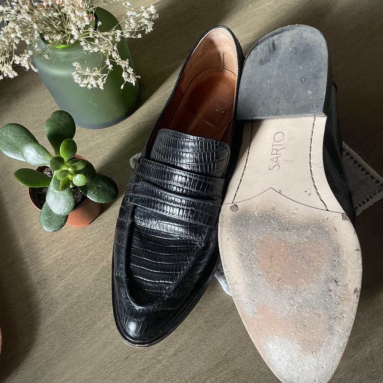 franco sarto white loafers