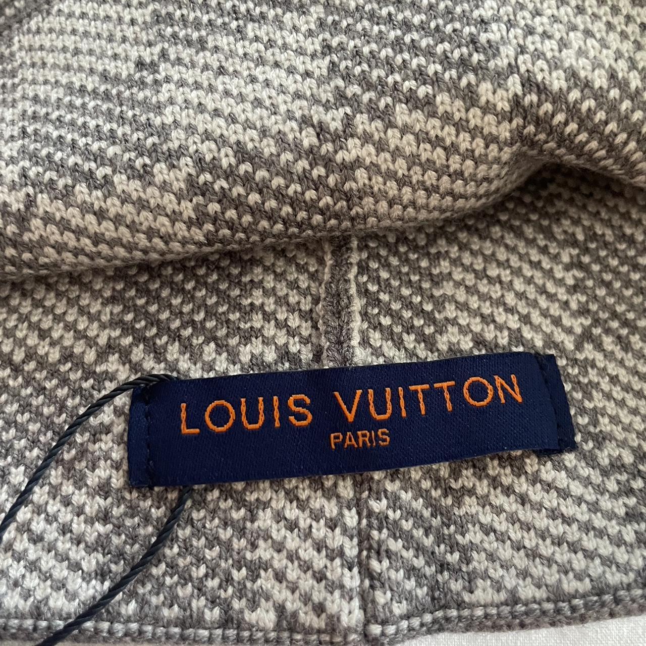 Grey Louis Vuitton beanie Fast... - Depop