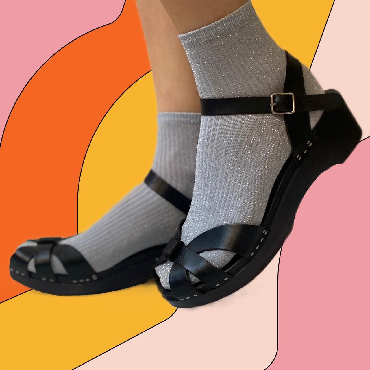 Swedish Hasbeens Women's Sandals Black US – Swedish Hasbeens