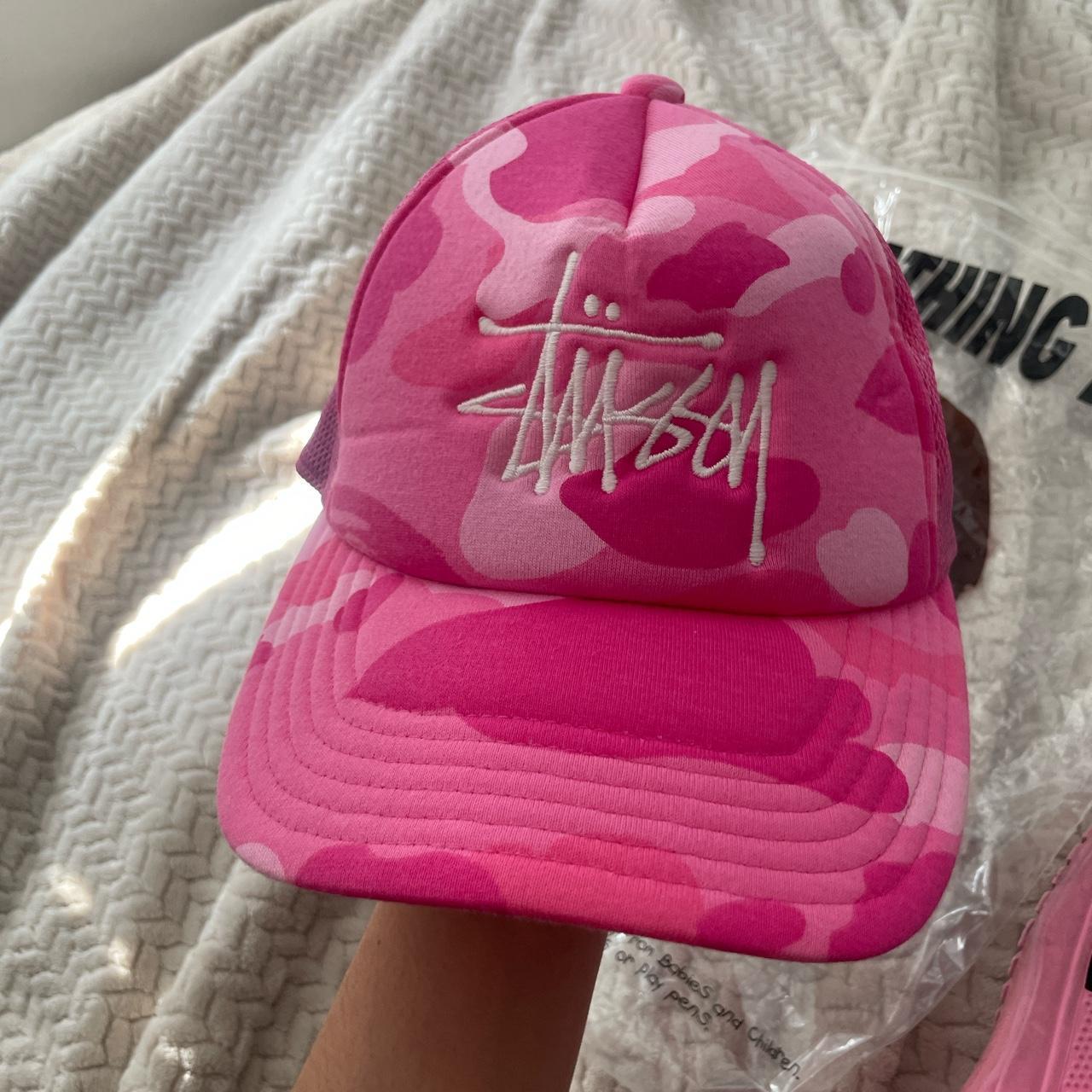 Snapback Cap Stussy Pink Baseball Hat Pink Bape Snapback Hat