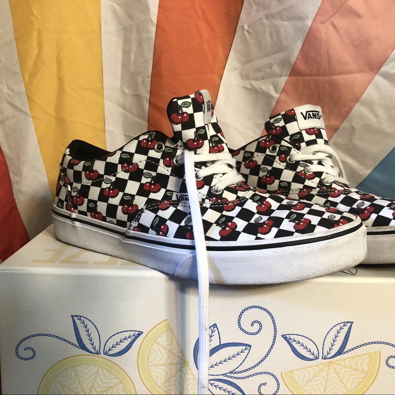 Checkerboard cherry vans best sale