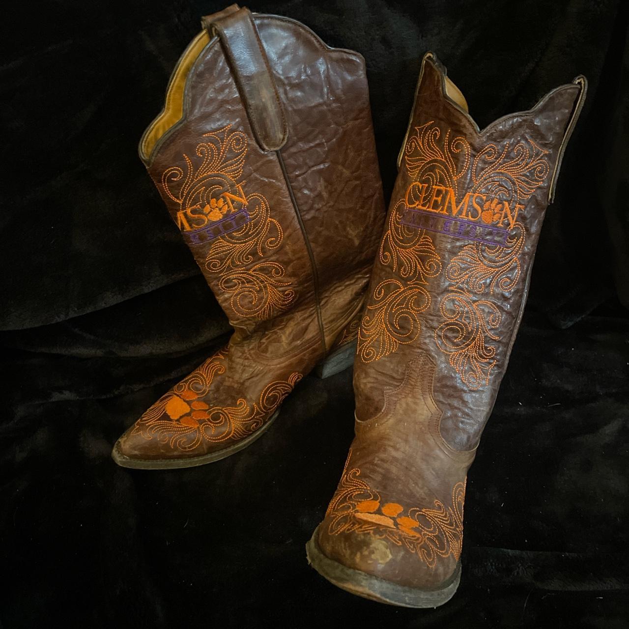 Clemson hotsell cowgirl boots