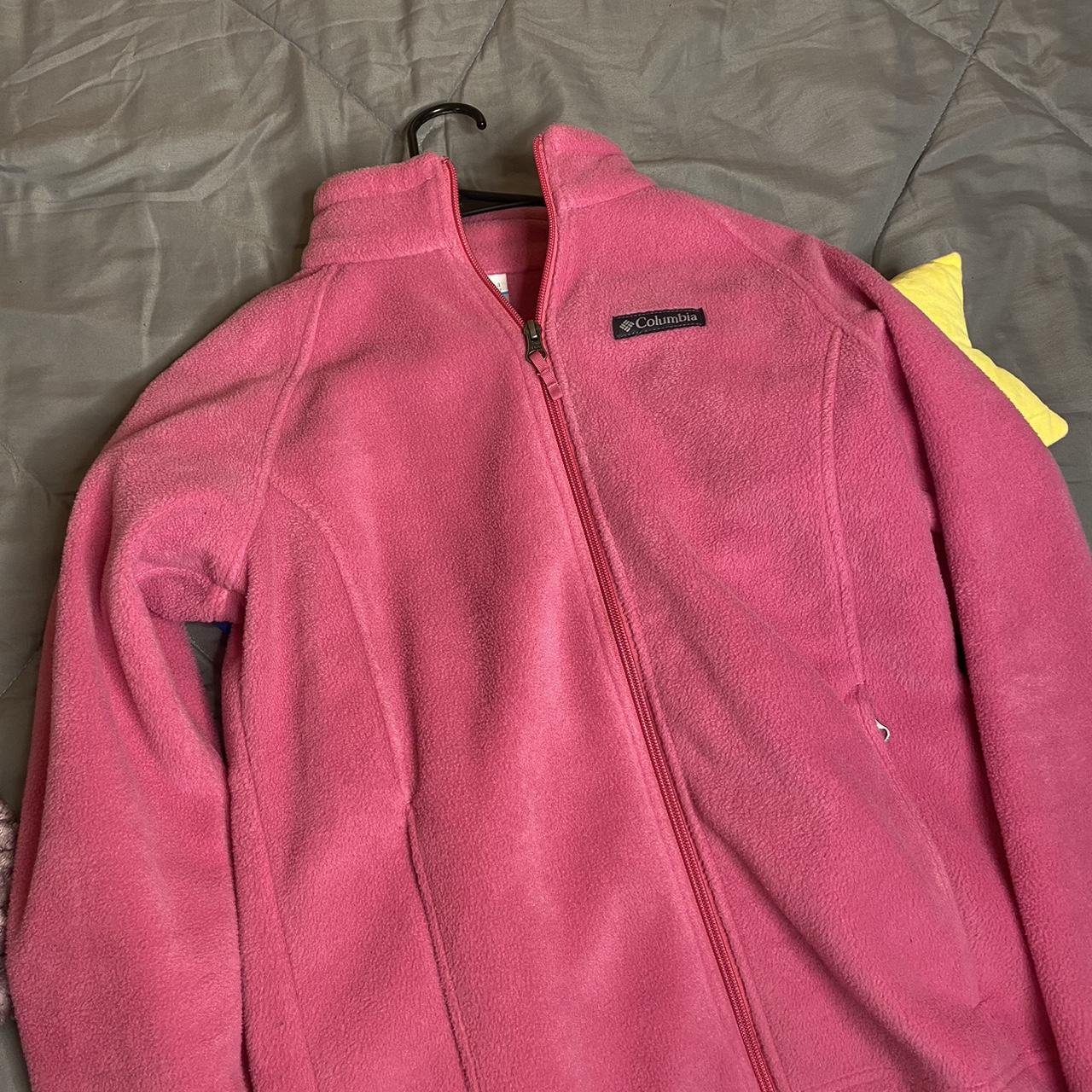 pink columbia jacket - Depop