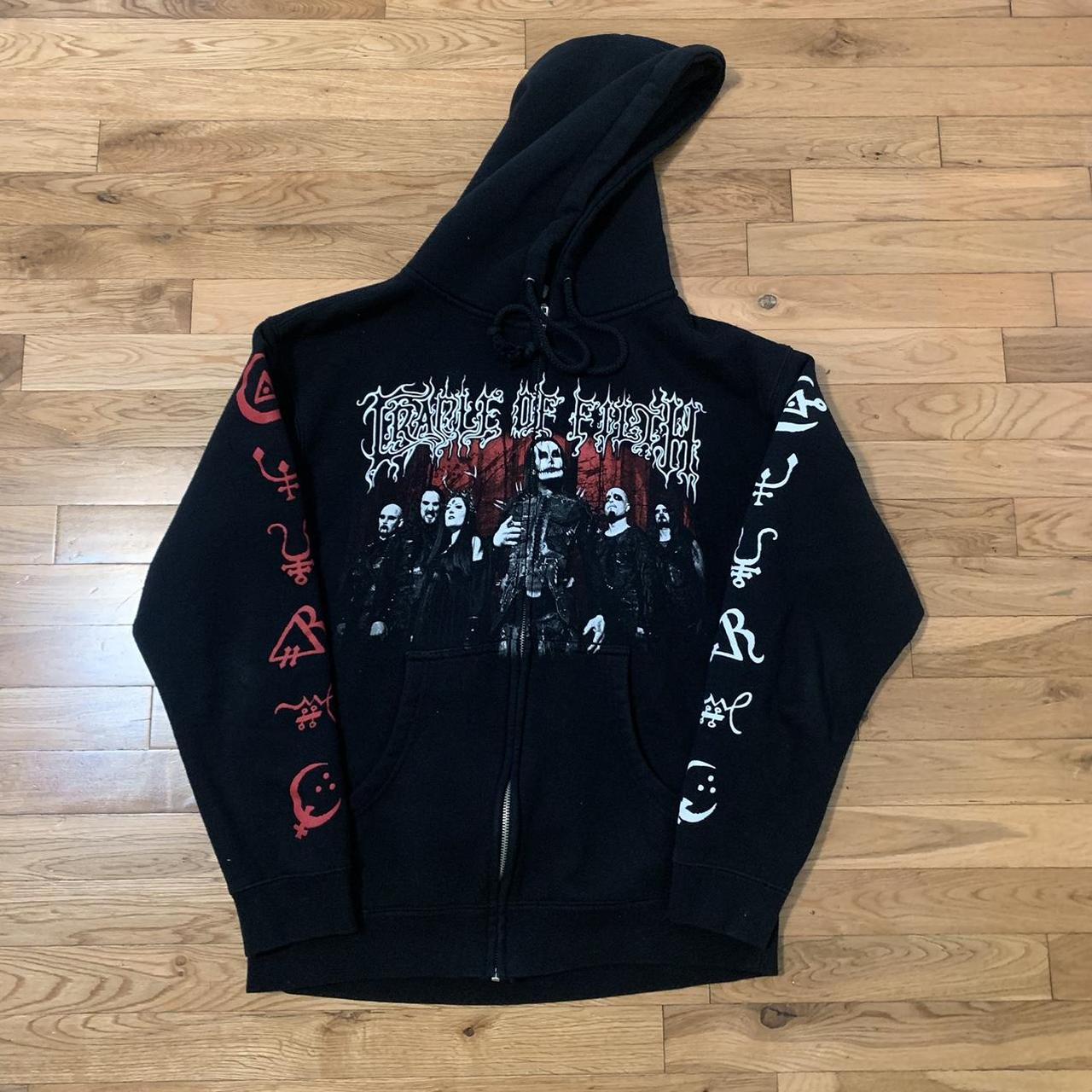 Justice Men's Black Hoodie | Depop