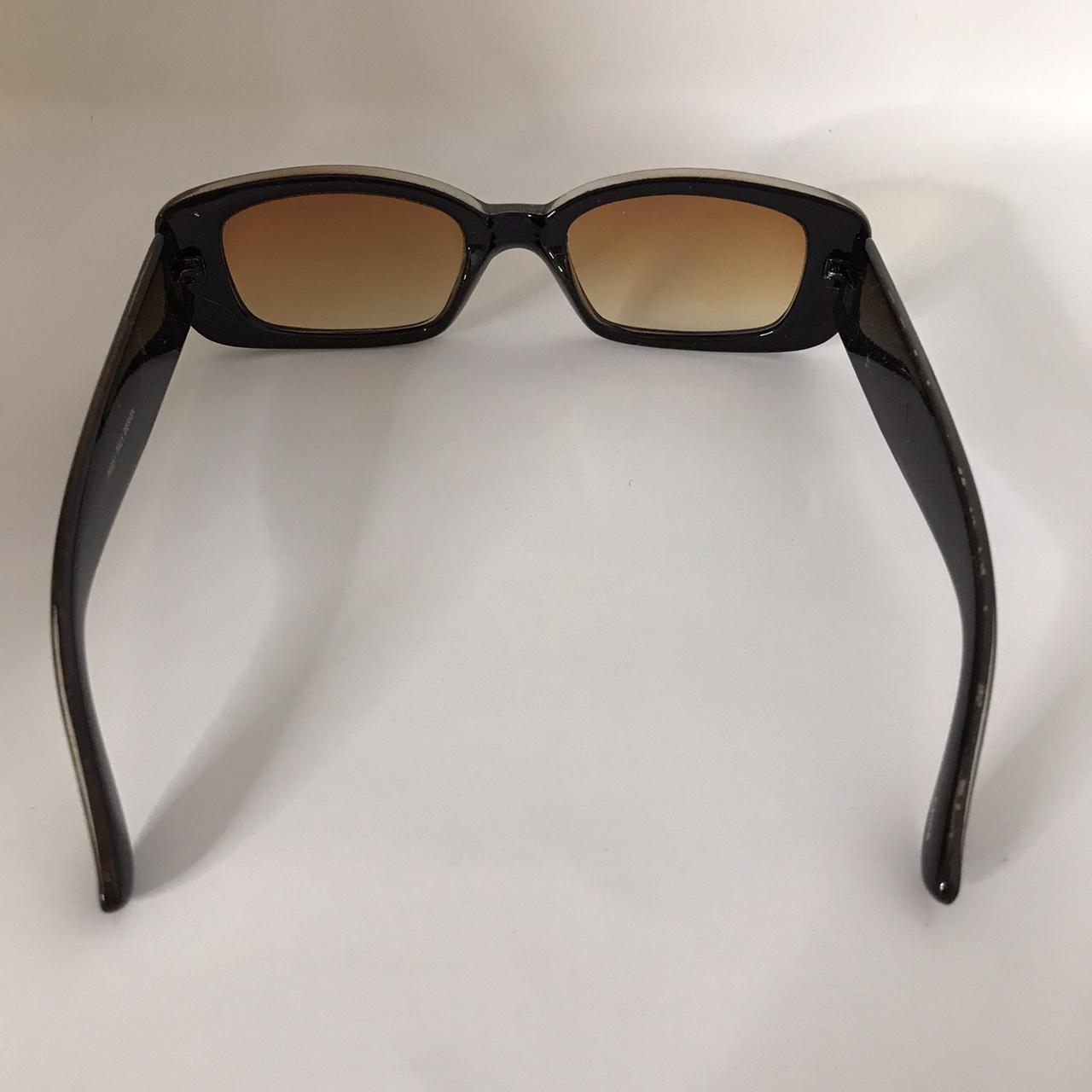 Brown Women's Rectangle Sunglasses Louis Vuitton - Depop