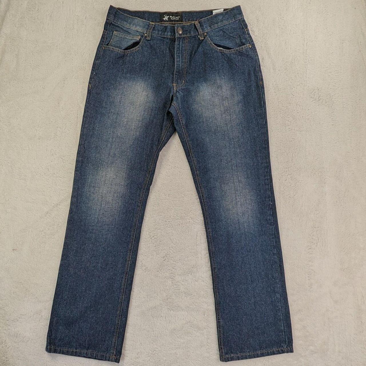 Beverly Hills Polo Club Men's Blue Jeans | Depop