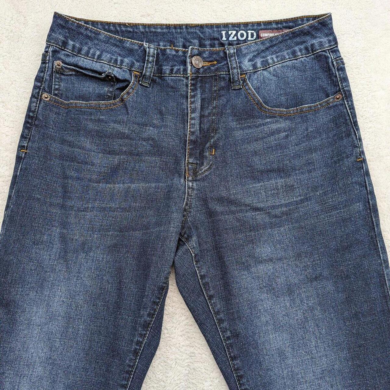 Mens IZOD Relaxed Fit Jeans Blue Denim Vintage... Depop