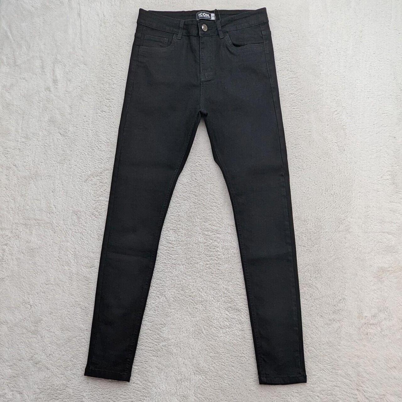 Mens Icon Amsterdam Jeans Black Denim Skinny Slim... - Depop