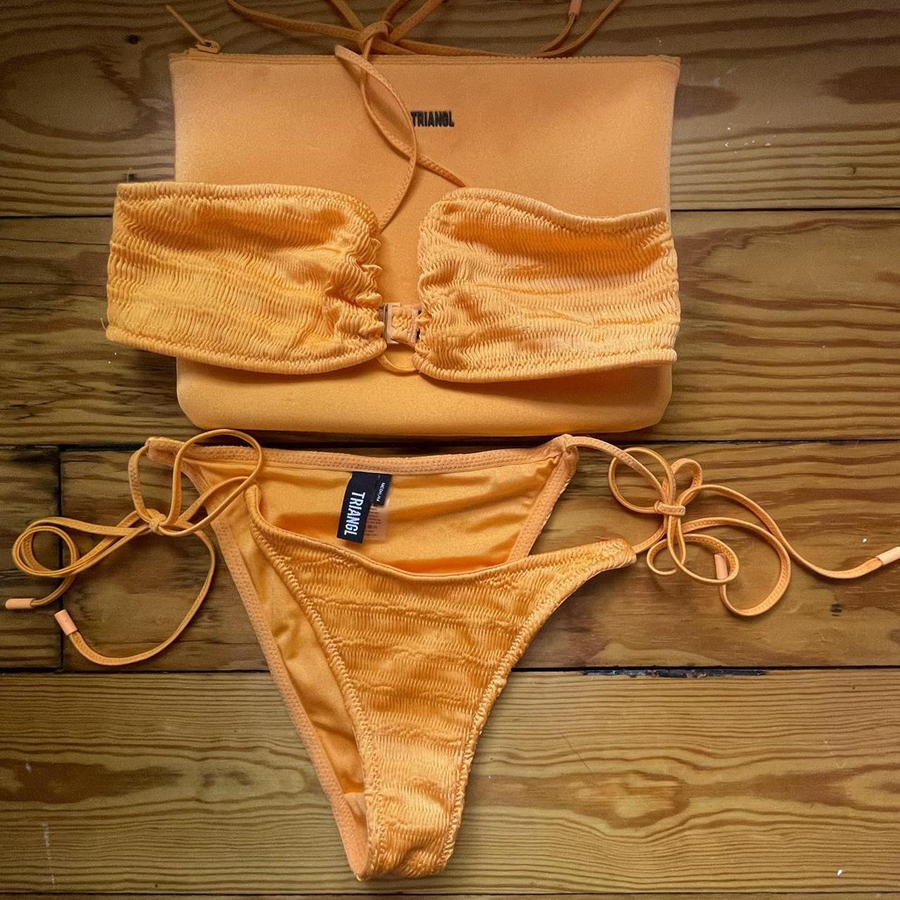 Triangl Women's Orange Bikinis-and-tankini-sets | Depop