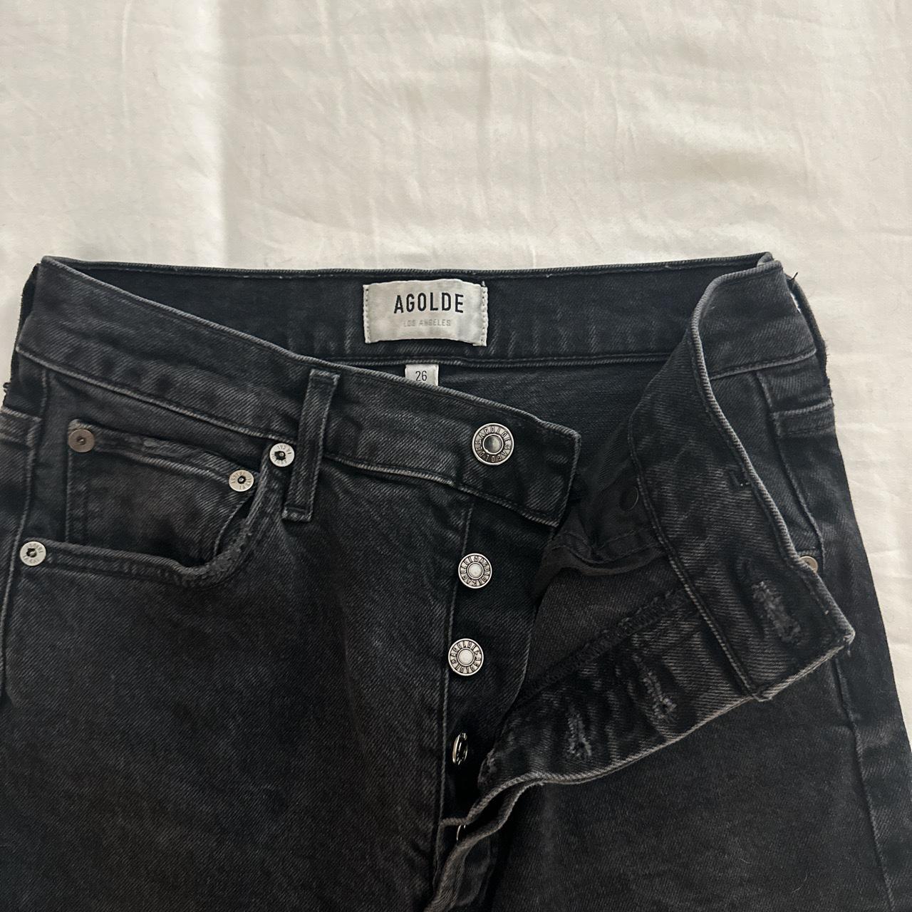AGOLDE Women's Black Jeans (2)
