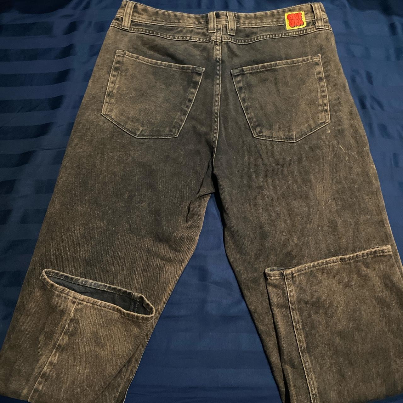 Empyre Loose Fit Brown Wash Denim Skate Jeans - Depop