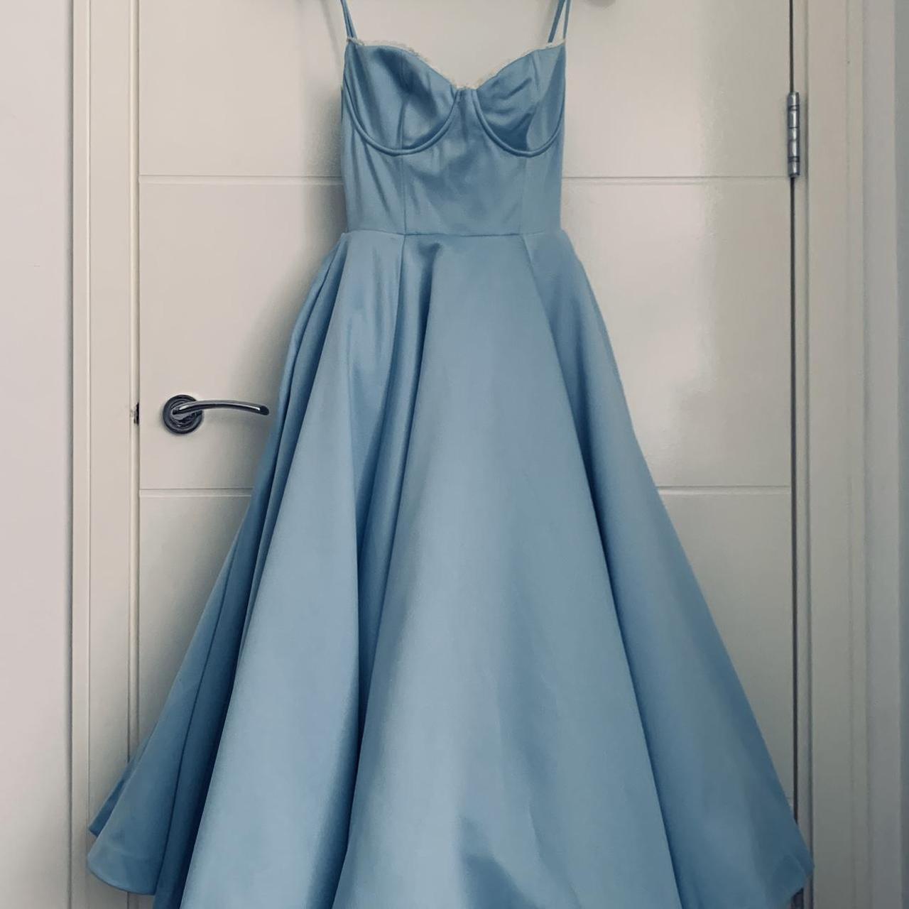 House of CB Mademoiselle Dress in Blue XS with... Depop