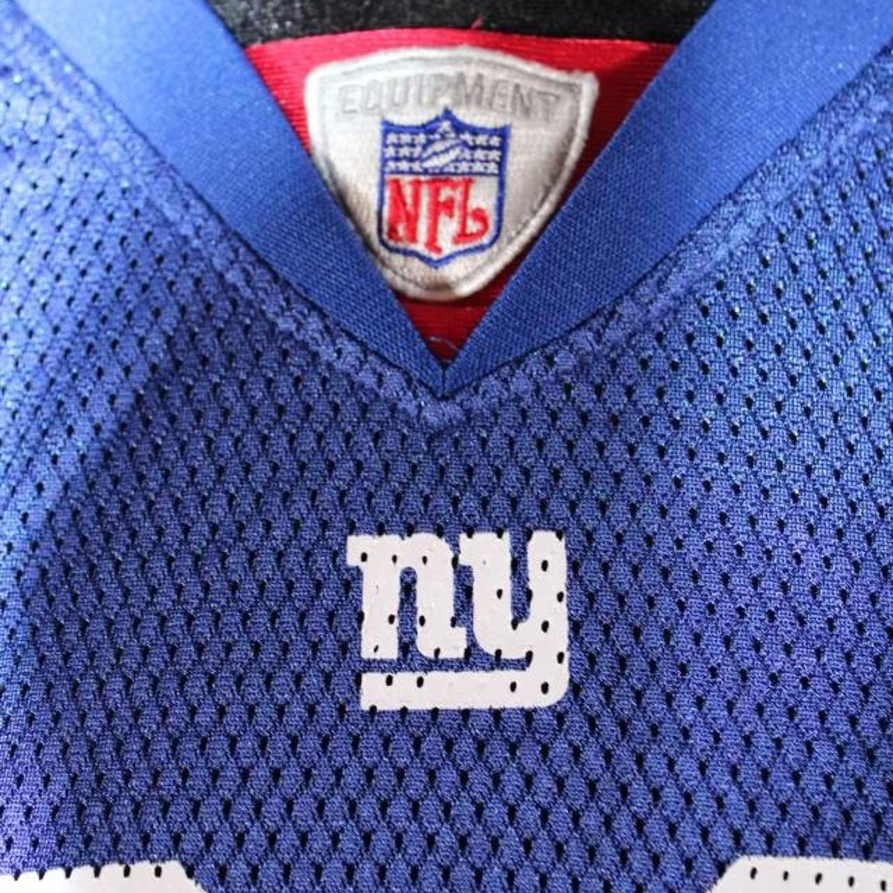 Jeremy Shockey New York Giants White Reebok Jersey - Depop