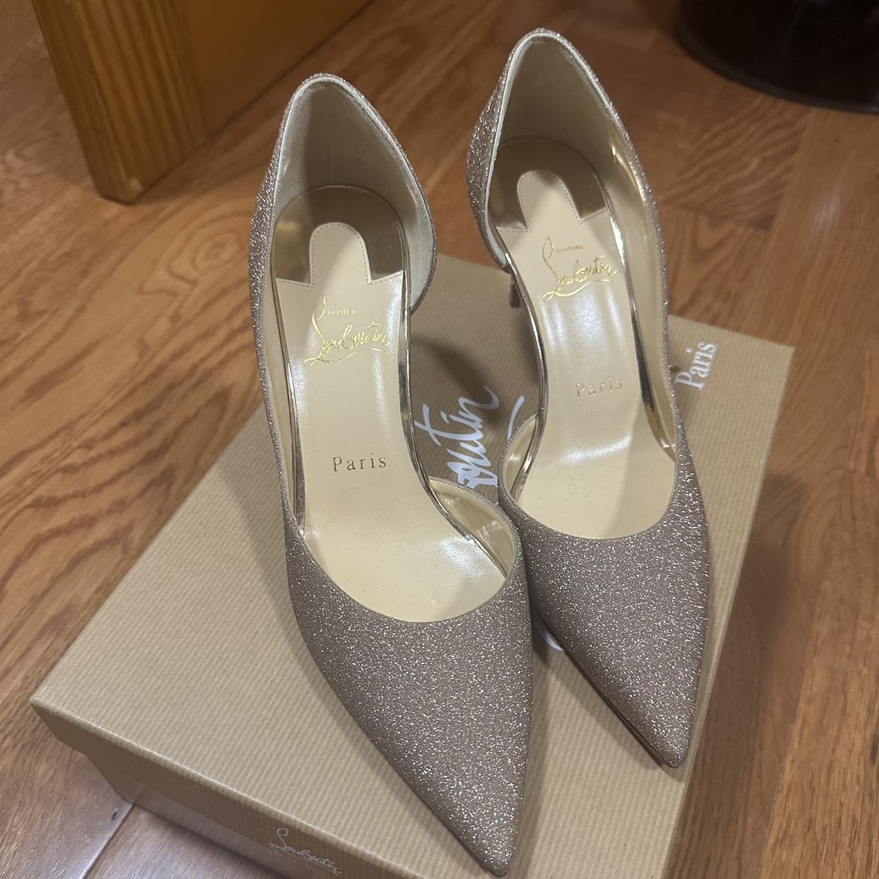 Brand new Christian Louboutin Iriza glitter glam. Depop