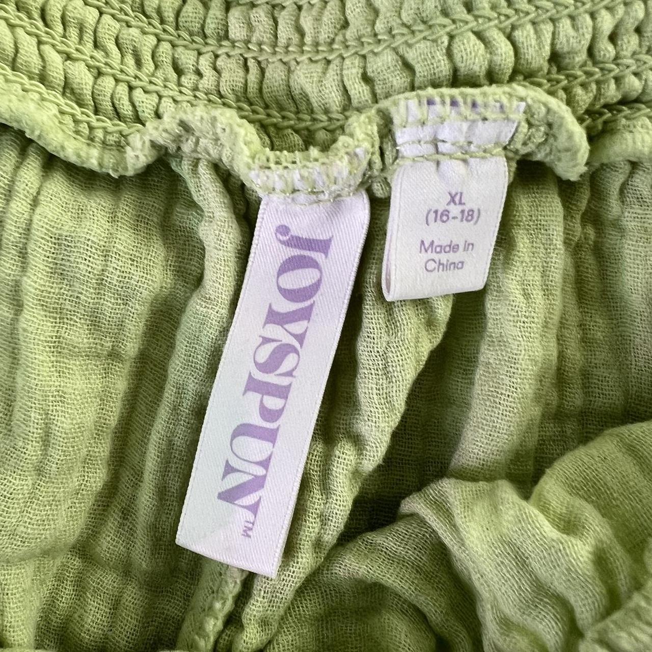 Neon Green Wide Leg Textured Lounge Pants - Depop