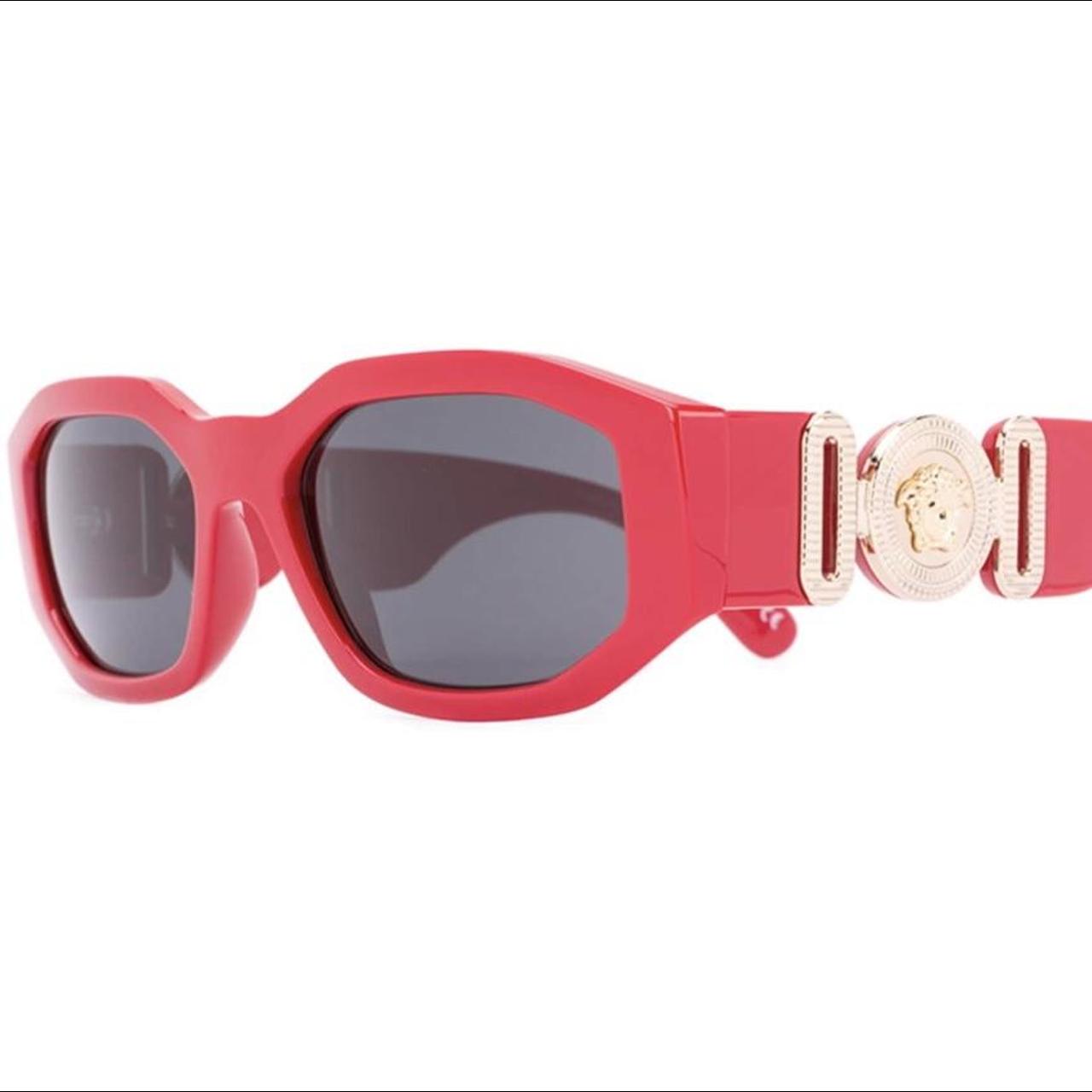versace glasses red