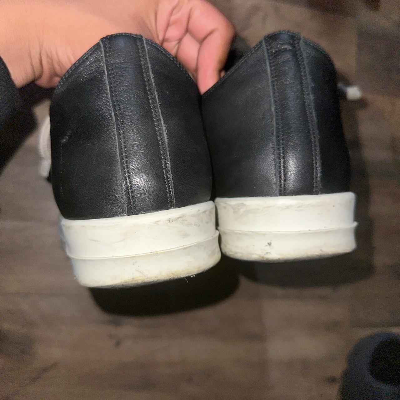 Rick Owens low jumbo lace besides the scuff and... - Depop
