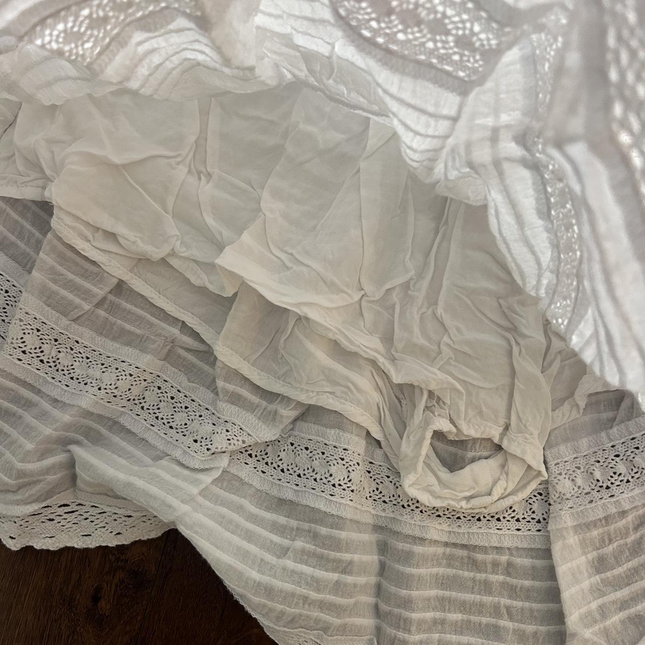 White Loveshack Fancy vibes (not actually) skirt.... - Depop