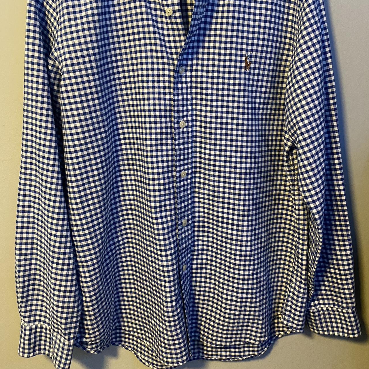 Polo Ralph Lauren Classic Fit Gingham Oxford Depop