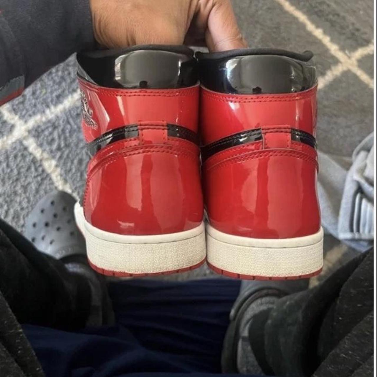 jordan shoes red and black