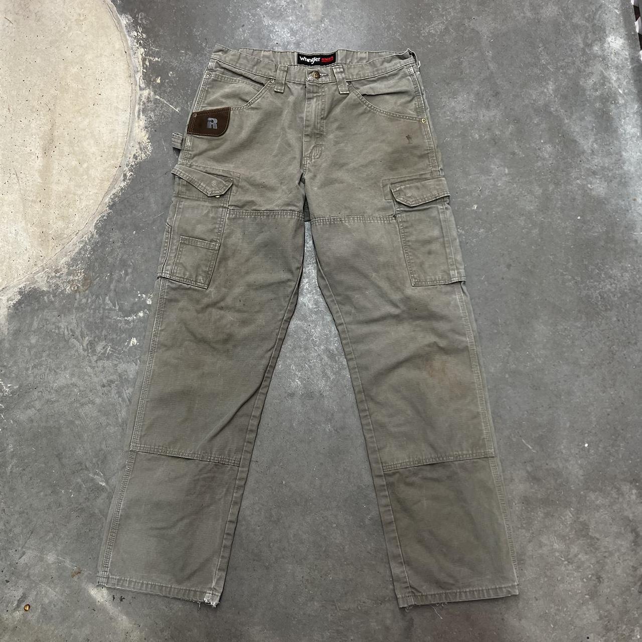 WRANGLER Mens Straight Cargo Trousers W34 L29 Black | Vintage & Second-Hand  Clothing Online | Thrift Shop