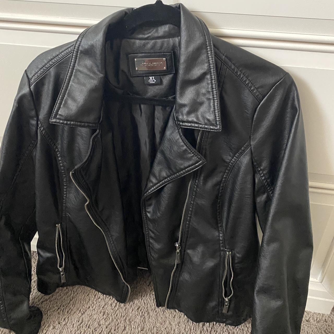 francesca's Women's Black Jacket | Depop