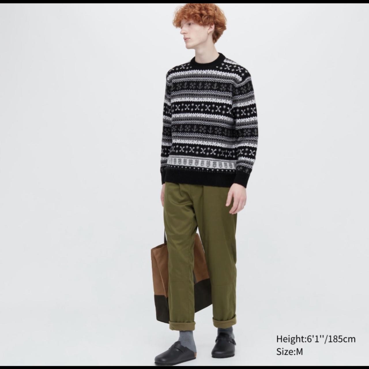 Uniqlo X Jw Anderson Souffle Yarn Fair Isle Sweater Depop 3047