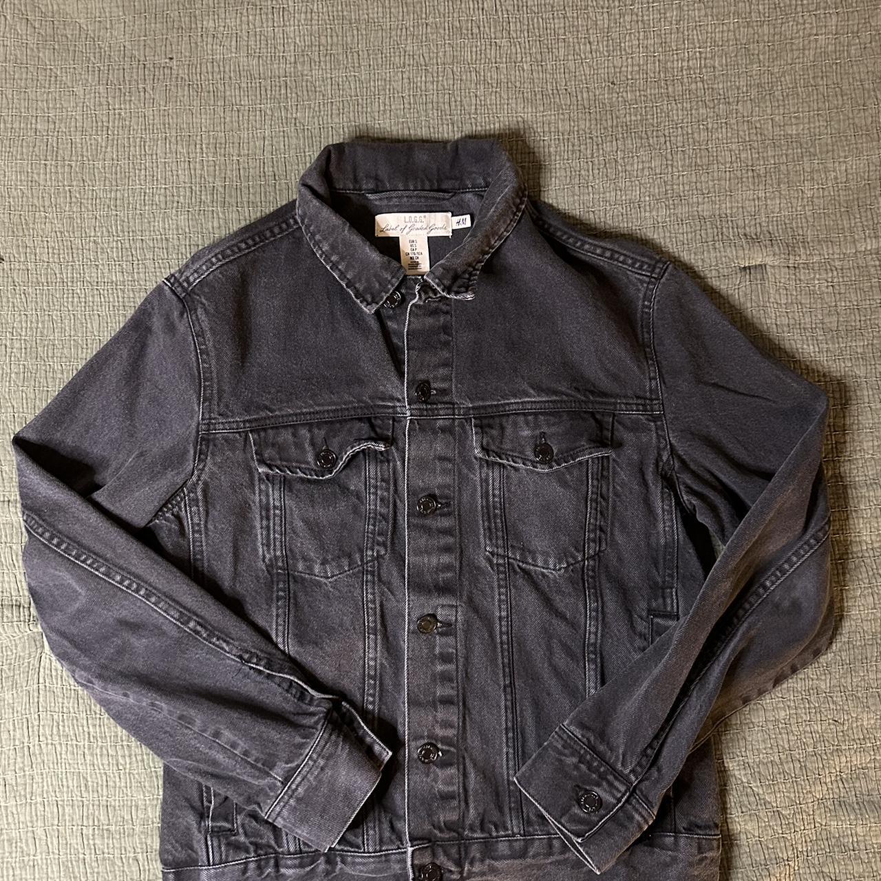 S Black jean Jacket - Depop